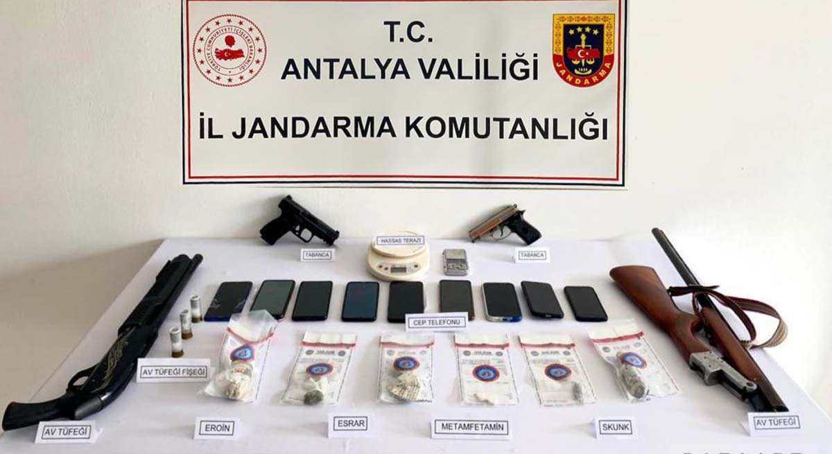 Antalya’da ‘Beyaz Kelebek’ operasyonu