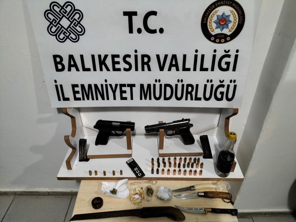 Balıkesir'de 'Huzur' operasyonu 