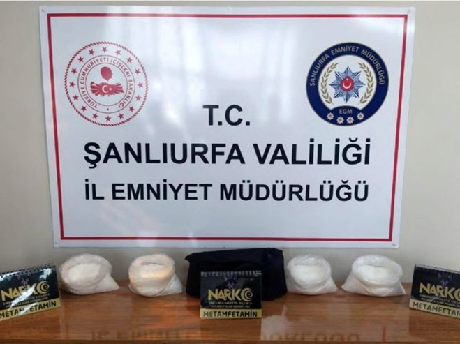 Şanlıurfa'da 4 kilo uyuşturucu ele geçirildi 