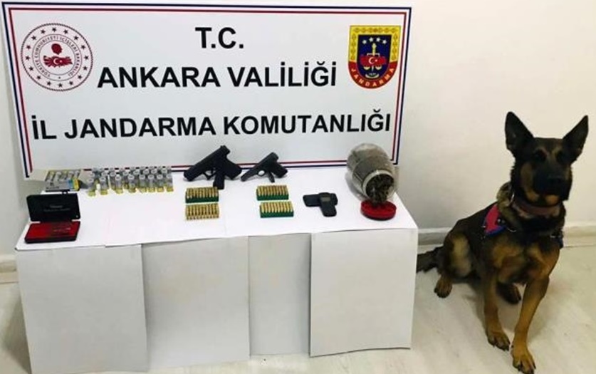 Ankara'da jandarmadan uyuşturucu operasyonu 