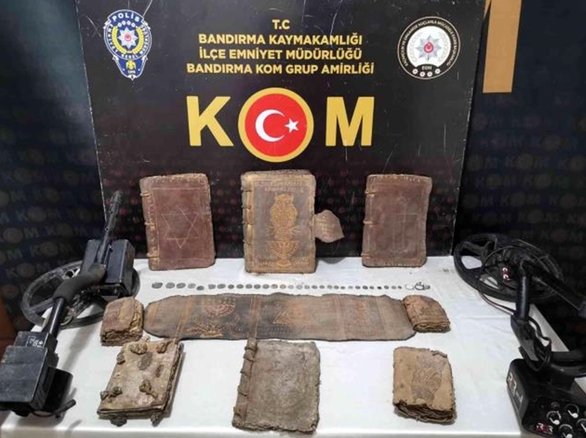 Balıkesir'de tarihi eser kaçakçılığı operasyonu