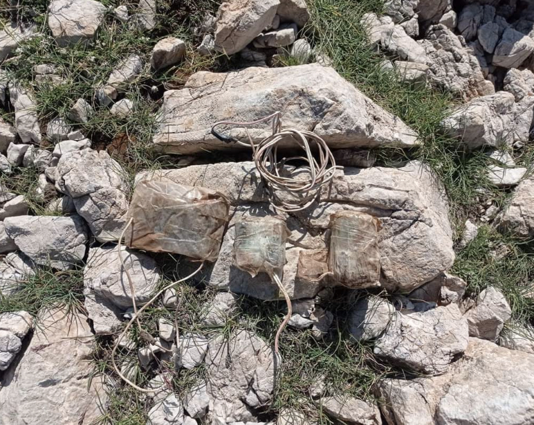 Tunceli'de araziye tuzaklanan EYP imha edildi