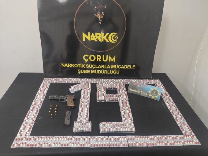Çorum’da uyuşturucu operasyonu