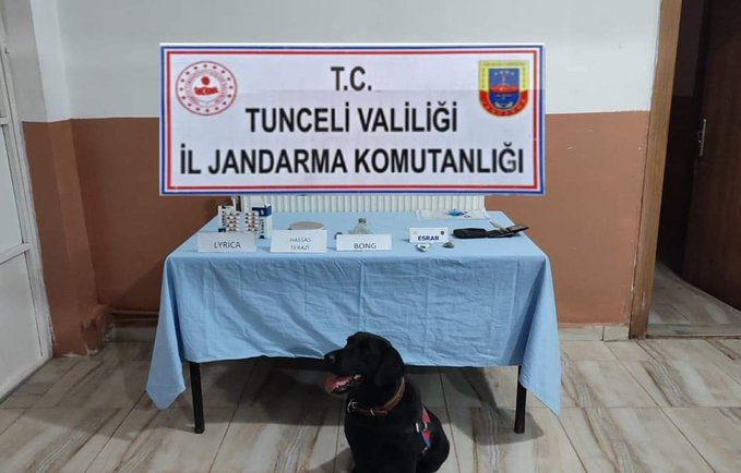 Tunceli'de bir araçta kubar esrar ve hap ele geçirildi