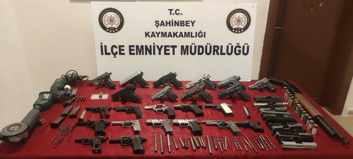 Gaziantep'te ruhsatsız tabanca operasyonu: 1 tutuklama