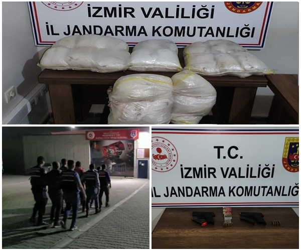 İzmir'de Jandarmadan Uyuşturucu Operasyonu