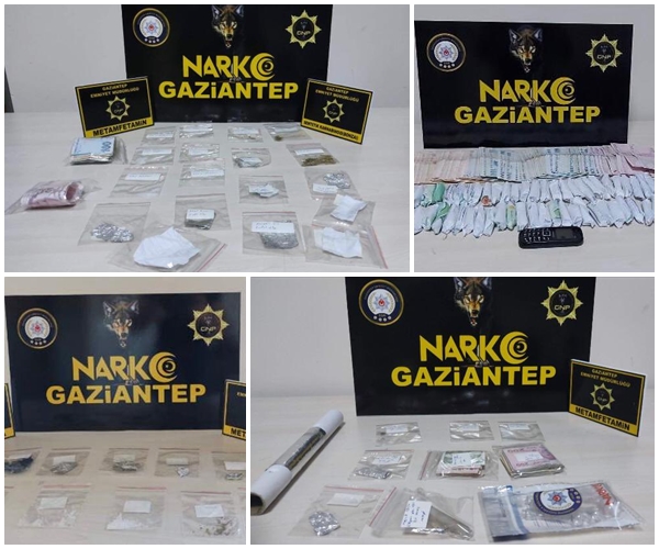 Gaziantep'te uyuşturucu operasyonu: 29 tutuklama 
