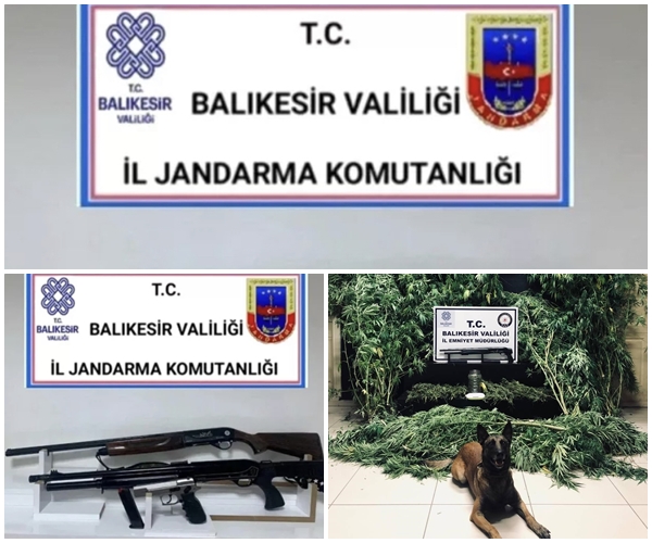 Balıkesir'de jandarma ve polis ’den 'Huzur' operasyonu